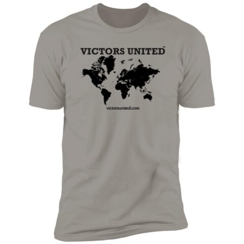 VictorsUnited.com – Light Grey World Map T Shirt