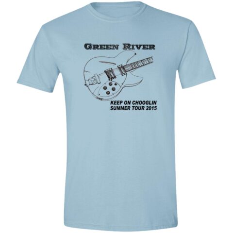 Green River -  Keep On Chooglin Summer Tour 2015 Mens Softstyle Tee - Multiple Colors